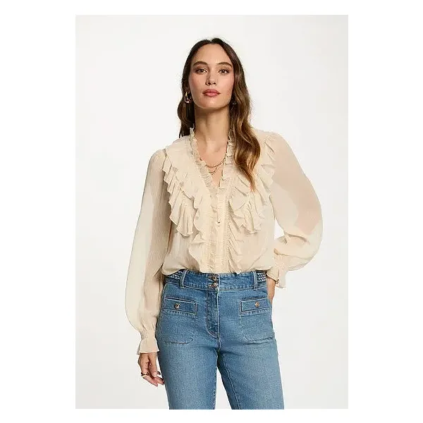 Блузка Stradivarius с рюшами