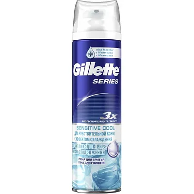 Пенка для бритья Gillette Series Sensitive