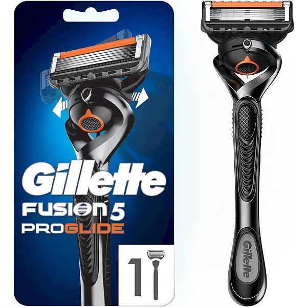 Gillette Fusion5 ProGlide Мужская Бритва, 2 кассеты